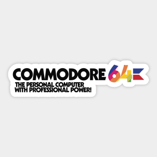 Commodore 64 Computer Logo Sticker